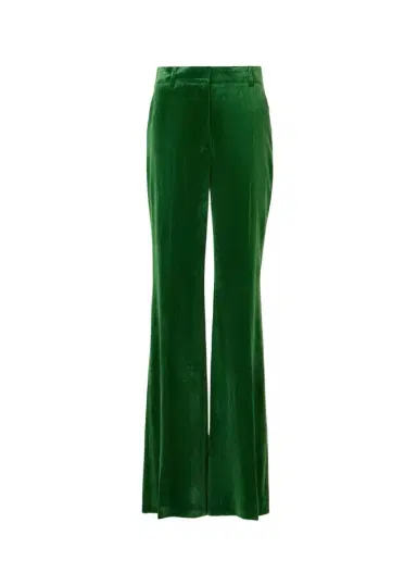 Akris Florine Corduroy Wide-Leg Trousers | Thumbnail 1