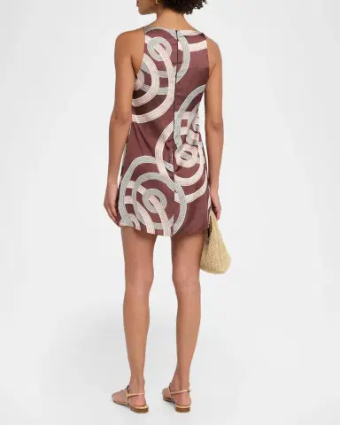 MISA Los Angeles Ellu Satin Mini Dress | Thumbnail 3