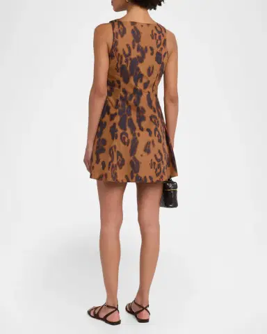 MISA Los Angeles Alyse Leopard Mini Dress | Thumbnail 3