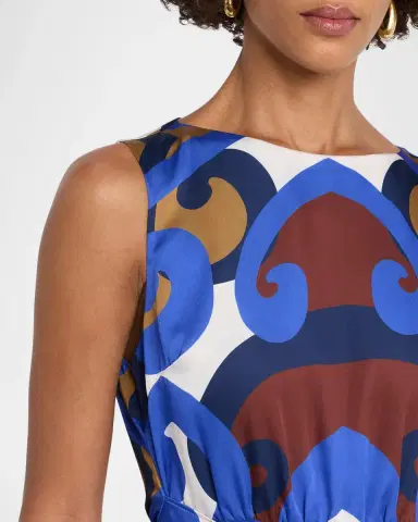 MISA Los Angeles Miles Printed Midi Dress | Thumbnail 5