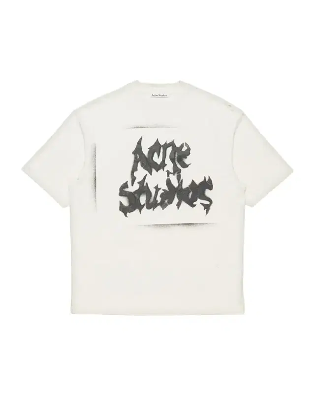 Acne Studios Men's Spray Paint Logo Boxy Fit T-Shirt