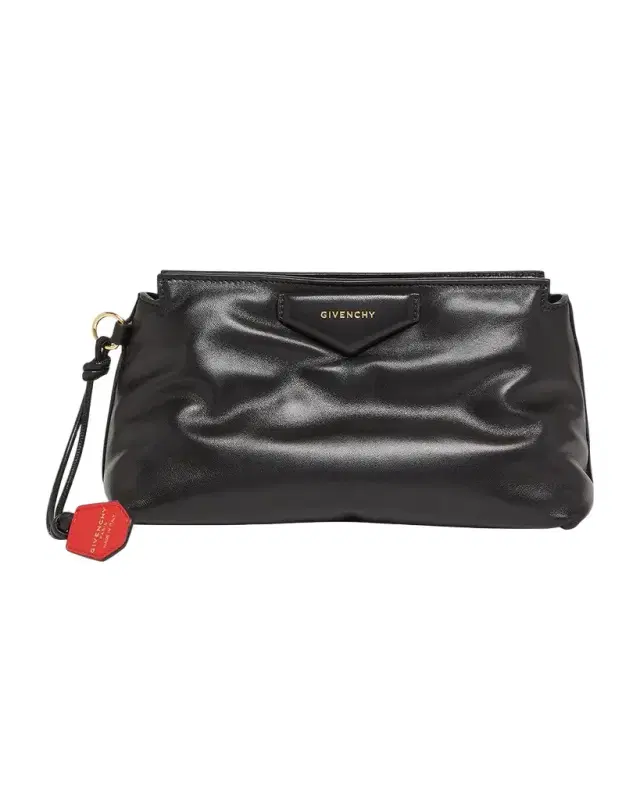 Givenchy Antigona Slouchy Clutch Bag in Leather