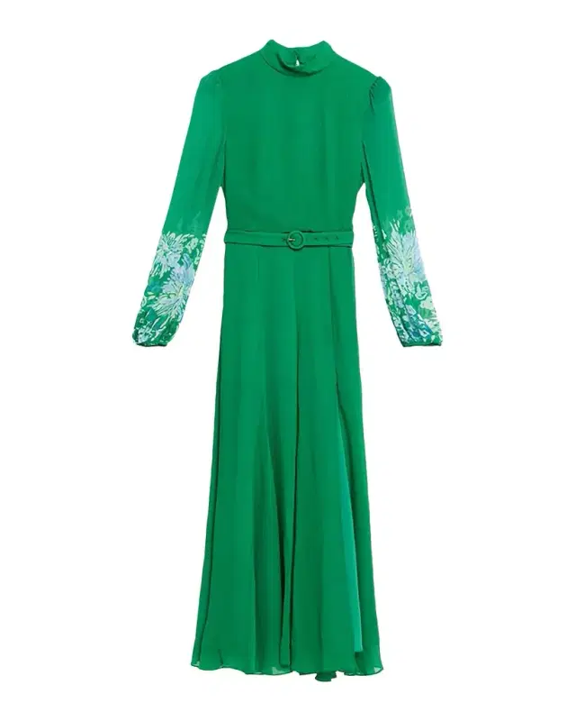 Saloni Jacqui B Silk Georgette Dress