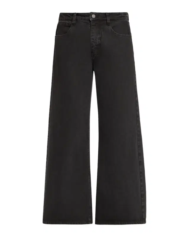 Nili Lotan Terese Flared-Leg Dark Jeans