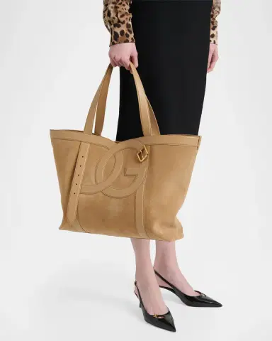 Dolce & Gabbana Sartoriale Logo Leather Tote Bag | Thumbnail 2 Dolce & Gabbana Sartoriale Logo Leather Tote Bag | Thumbnail 2