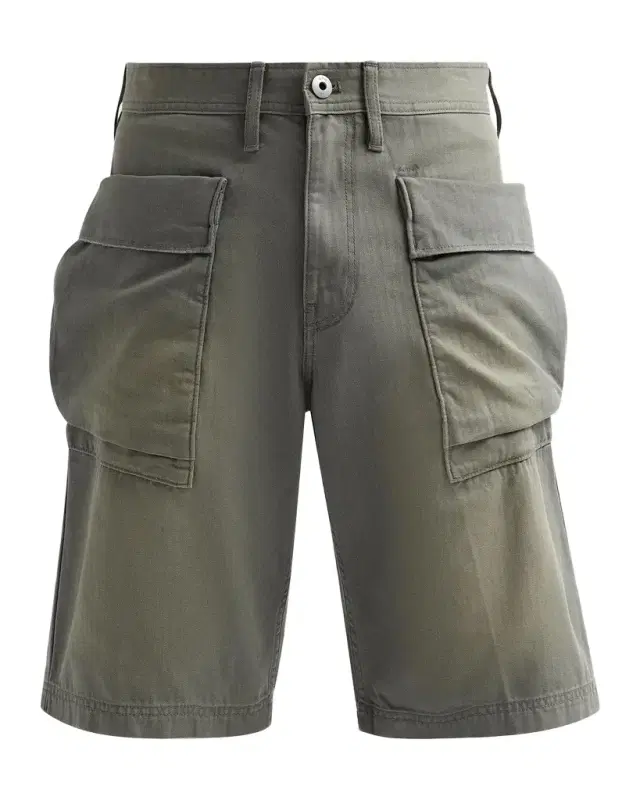 G-Star High Pocket Sun-Faded Cotton Shorts
