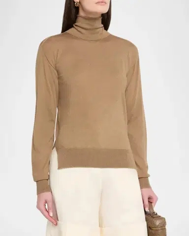Jil Sander Cashmere-Blend Turtleneck Sweater | Thumbnail 4