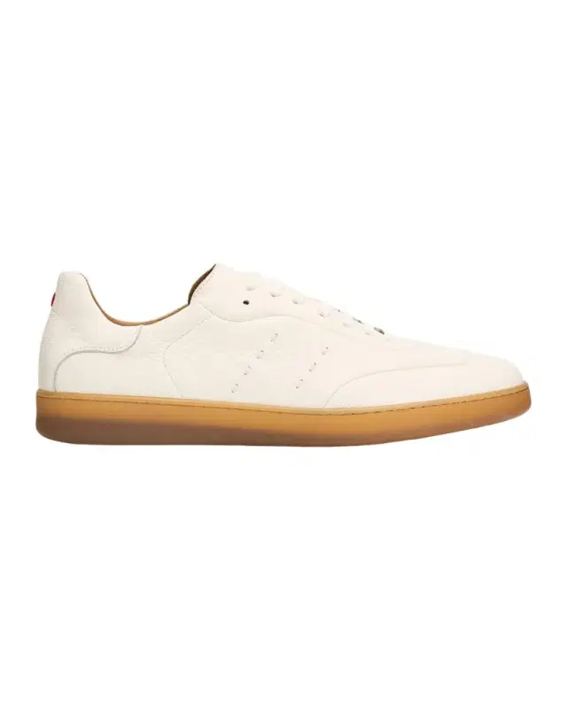 Kiton Men's Deerskin T-Toe Low-Top Sneakers