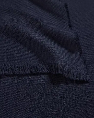 Emporio Armani Men's Eyelash-Fringe Wool Scarf | Thumbnail 2 Emporio Armani Men's Eyelash-Fringe Wool Scarf | Thumbnail 2