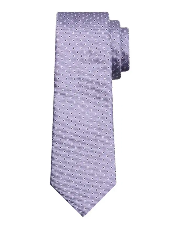 Emporio Armani Men's Diamond Jacquard Silk Tie