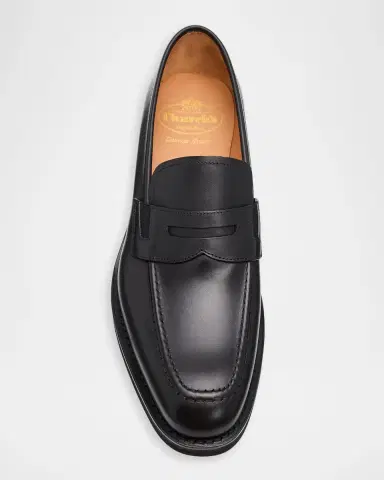 Church's Men's Parham Leather Apron-Toe Penny Loafers | Thumbnail 3