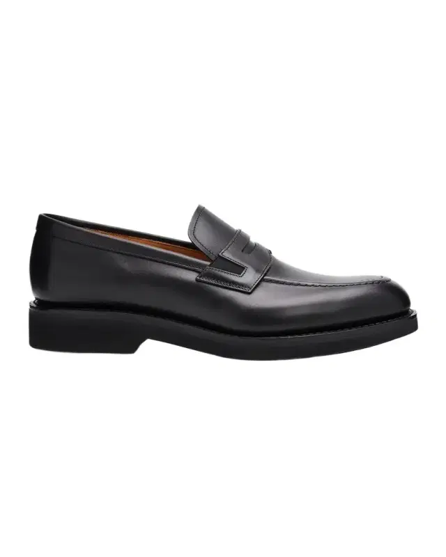 Church's Men's Parham Leather Apron-Toe Penny Loafers