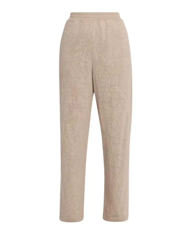 Brunello Cucinelli Jersey Lace Pointelle Knit Pants