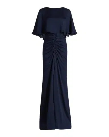 Amsale Capelet Ruched Gown | Thumbnail 1