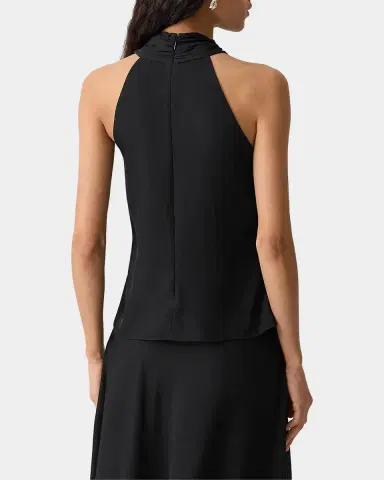 Theory Halter Solid Sleeveless Top | Thumbnail 3