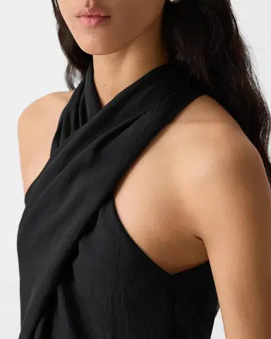 Theory Halter Solid Sleeveless Top | Thumbnail 5
