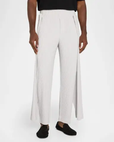 Homme Plissé Issey Miyake Men's Motion Blur Pleated Pants | Thumbnail 4