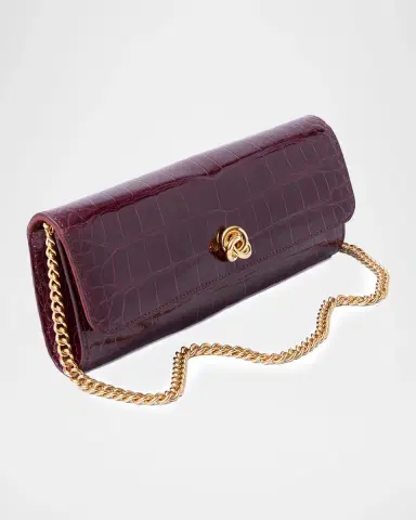 Michelle Wilhite Mini Robbie Embossed Leather Wallet | Thumbnail 2