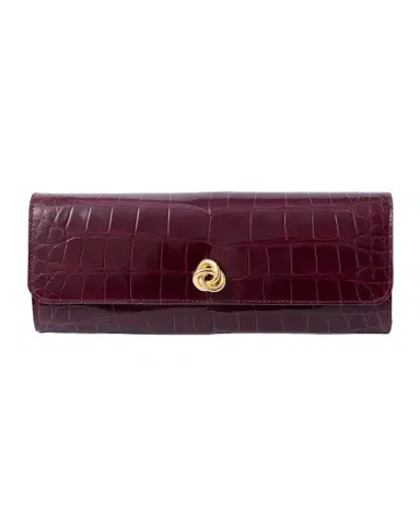 Michelle Wilhite Mini Robbie Embossed Leather Wallet | Thumbnail 1