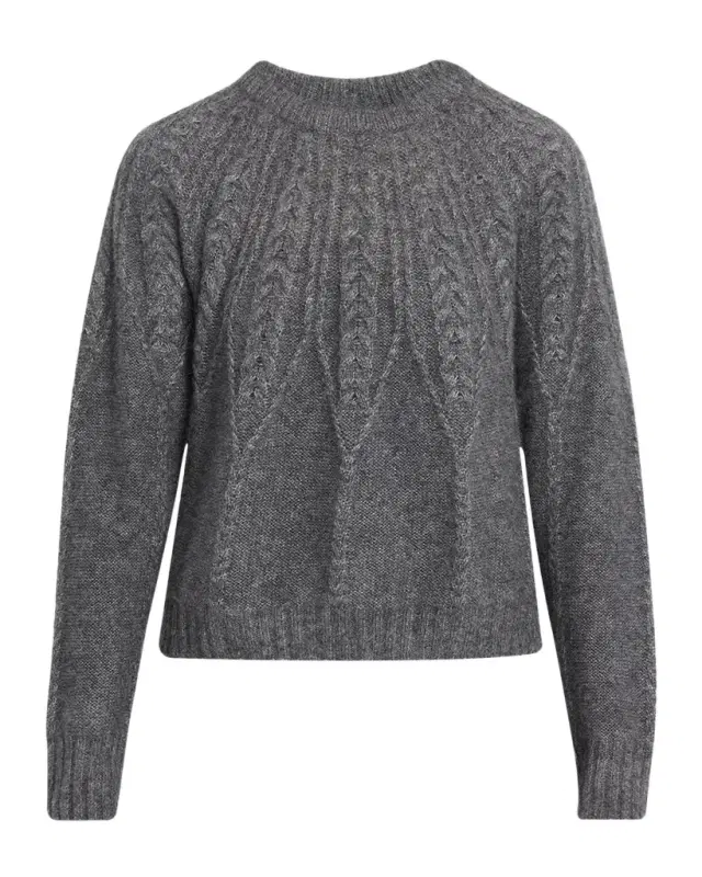Autumn Cashmere Cashmere Crewneck Cable-Knit Sweater