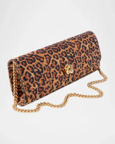 MICHELLE WILHITE Mini Robbie Animal Print Flap Clutch Bag | Thumbnail 2 MICHELLE WILHITE Mini Robbie Animal Print Flap Clutch Bag | Thumbnail 2