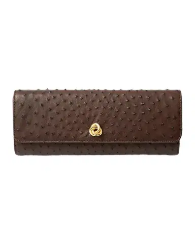 MICHELLE WILHITE Robbie Textured Leather Flap Clutch Bag | Thumbnail 1 MICHELLE WILHITE Robbie Textured Leather Flap Clutch Bag | Thumbnail 1