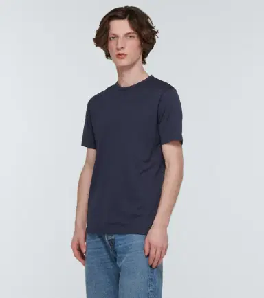 Sunspel Classic cotton T-shirt | Thumbnail 4
