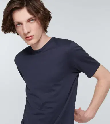 Sunspel Classic cotton T-shirt | Thumbnail 5