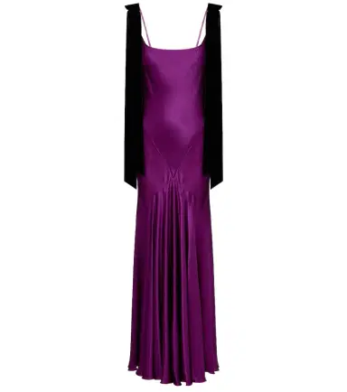 Nina Ricci Gathered satin maxi dress | Thumbnail 1