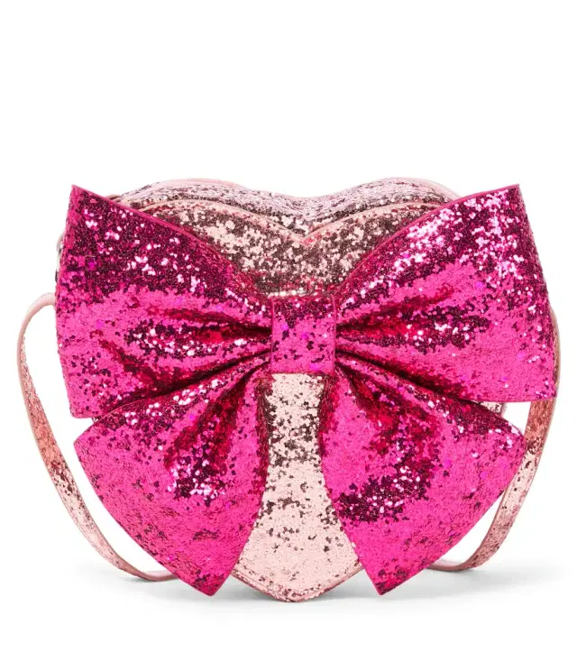 Konges Slojd Konges Sløjd Tut bow-detail glitter shoulder bag