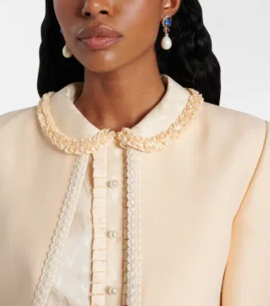 Valentino VLogo embellished drop earrings | Thumbnail 6