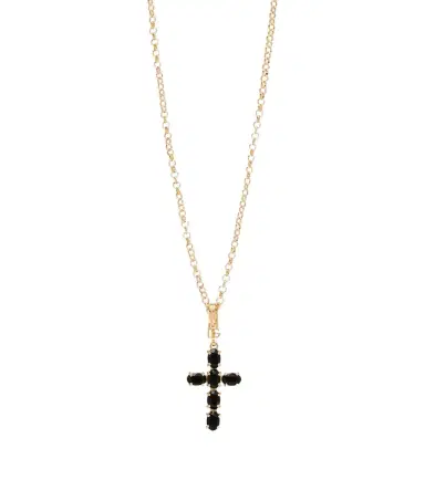 Dolce & Gabbana Cross embellished chain necklace | Thumbnail 1 Dolce & Gabbana Cross embellished chain necklace | Thumbnail 1