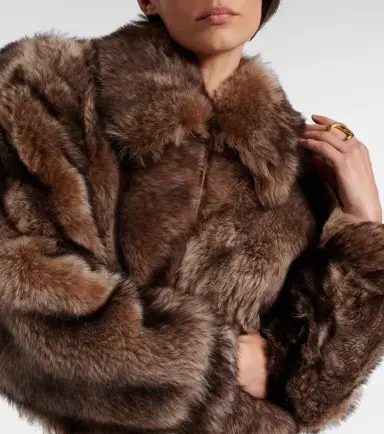 Chloe Chloé Cropped shearling jacket | Thumbnail 2