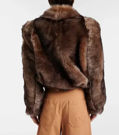 Chloe Chloé Cropped shearling jacket | Thumbnail 6