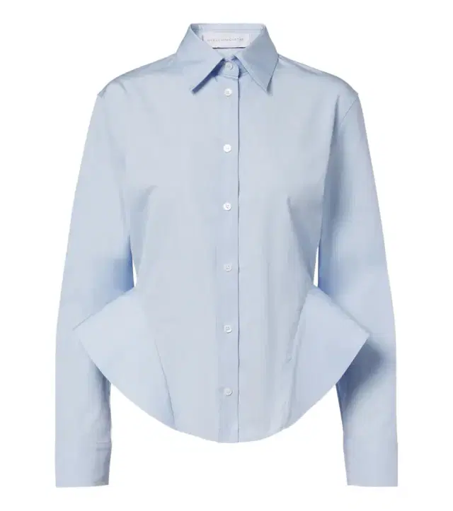 Stella McCartney Peplum cotton poplin shirt
