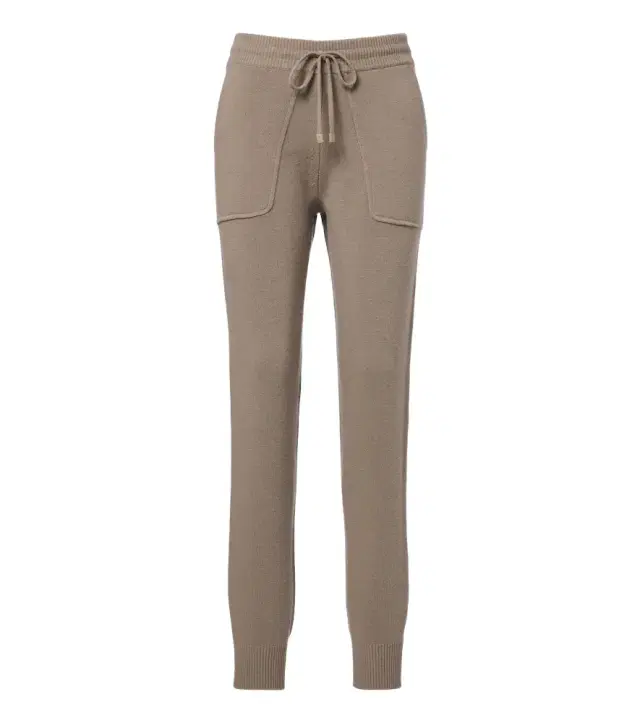 Wool and cashmere slim pants