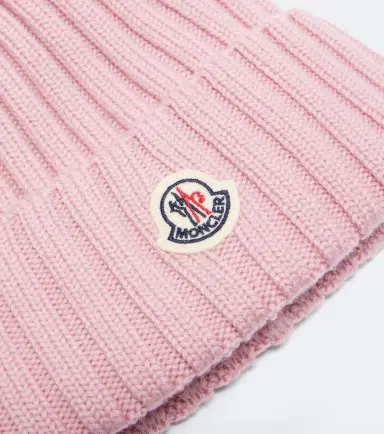 Moncler Ribbed-knit virgin wool beanie | Thumbnail 3