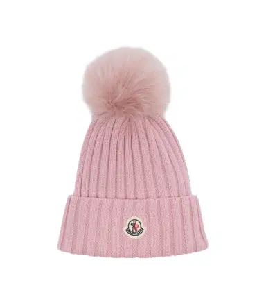 Moncler Ribbed-knit virgin wool beanie | Thumbnail 1