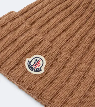 Moncler Ribbed-knit virgin wool beanie | Thumbnail 3