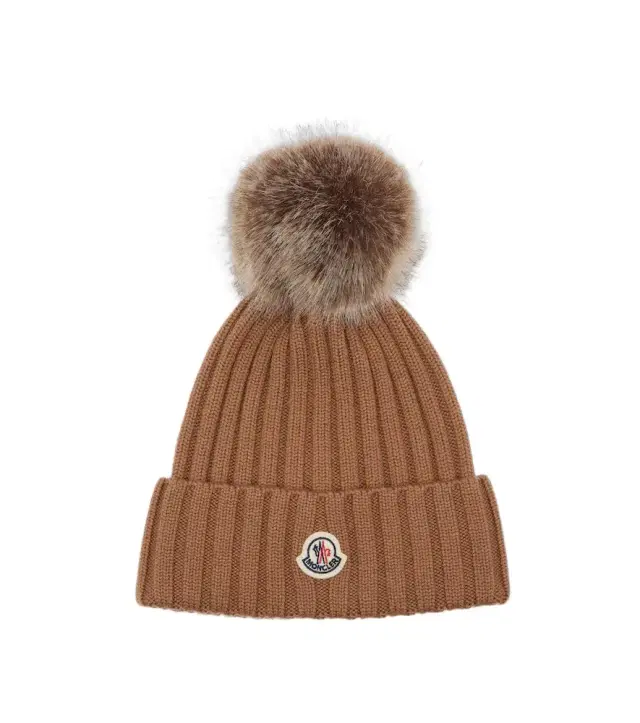 Moncler Ribbed-knit virgin wool beanie