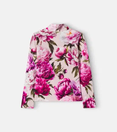 Dolce & Gabbana Kids Floral cotton-blend T-shirt | Thumbnail 3