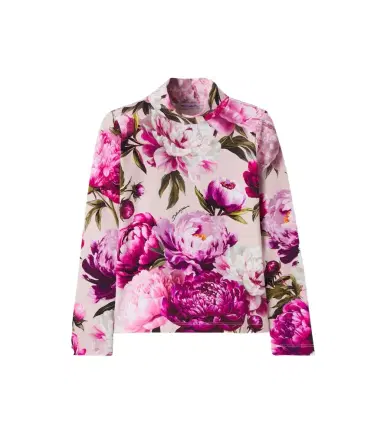 Dolce & Gabbana Kids Floral cotton-blend T-shirt | Thumbnail 1