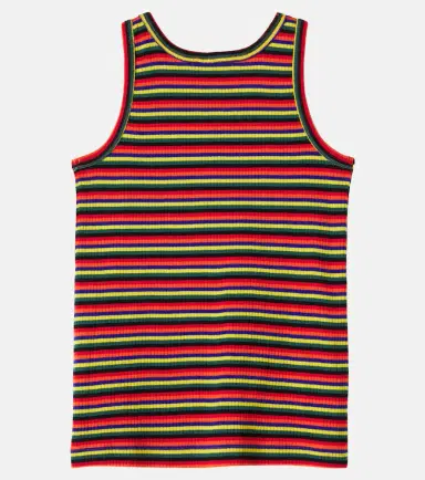 Dolce & Gabbana Kids Striped rib-knitted cotton tank top | Thumbnail 3