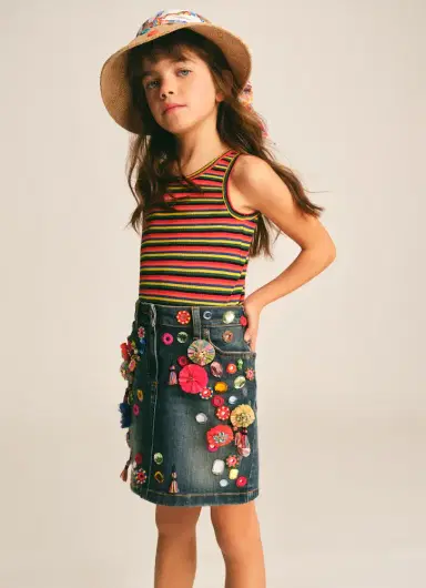 Dolce & Gabbana Kids Striped rib-knitted cotton tank top | Thumbnail 5