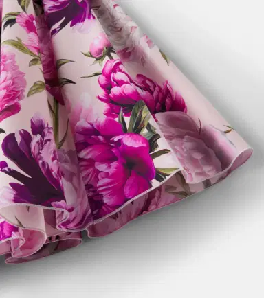 Dolce & Gabbana Kids Floral cotton poplin dress | Thumbnail 3