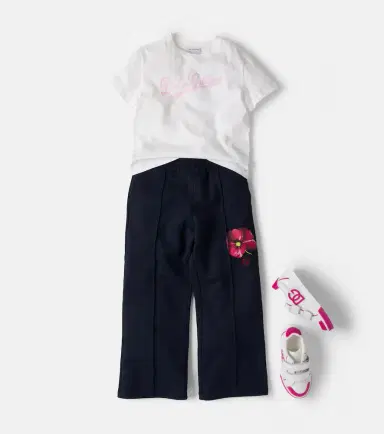 Dolce & Gabbana Kids Printed cotton jersey sweatpants | Thumbnail 4