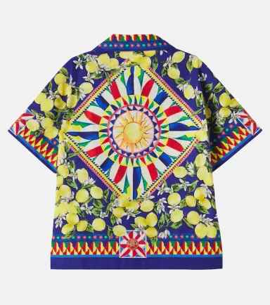 Dolce & Gabbana Kids Carretto cotton shirt | Thumbnail 2