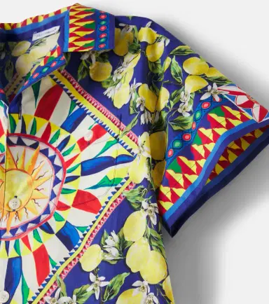 Dolce & Gabbana Kids Carretto cotton shirt | Thumbnail 3