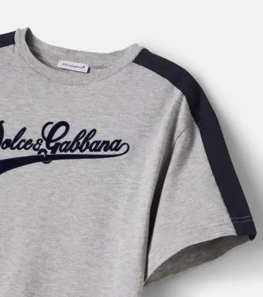Dolce & Gabbana Kids Logo cotton T-shirt | Thumbnail 2