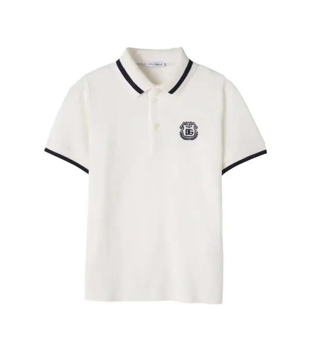 Dolce & Gabbana Kids Logo cotton piqué polo shirt